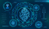 Biometric Identification Personality, Scanning Modern Access Control, Technology Recognition Authentication 