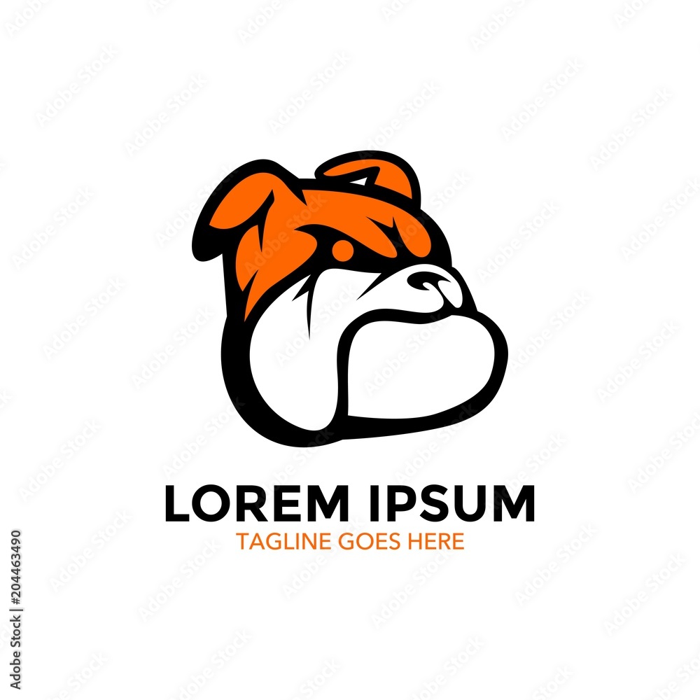 Fototapeta premium bulldog logo