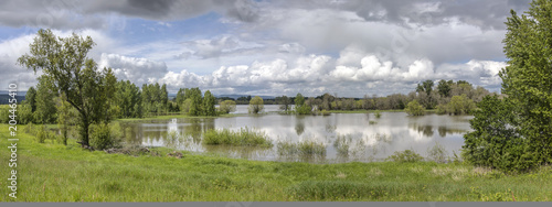 Sauvie Island lake and bird sanctuary Oregon. photo