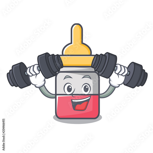 Fitness nassal drop character cartoon