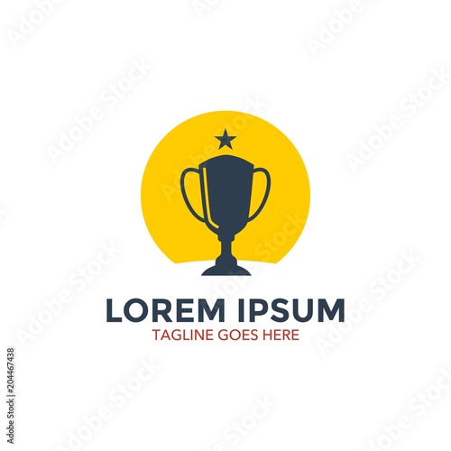 thropy logo. icon. vector illustration. symbol of succes