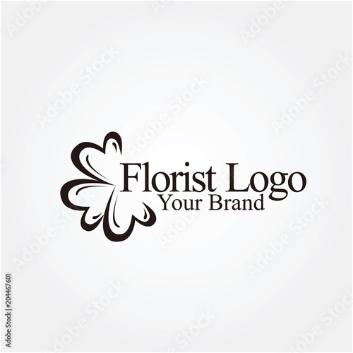 Florist Logo Vector Template Design Illustration