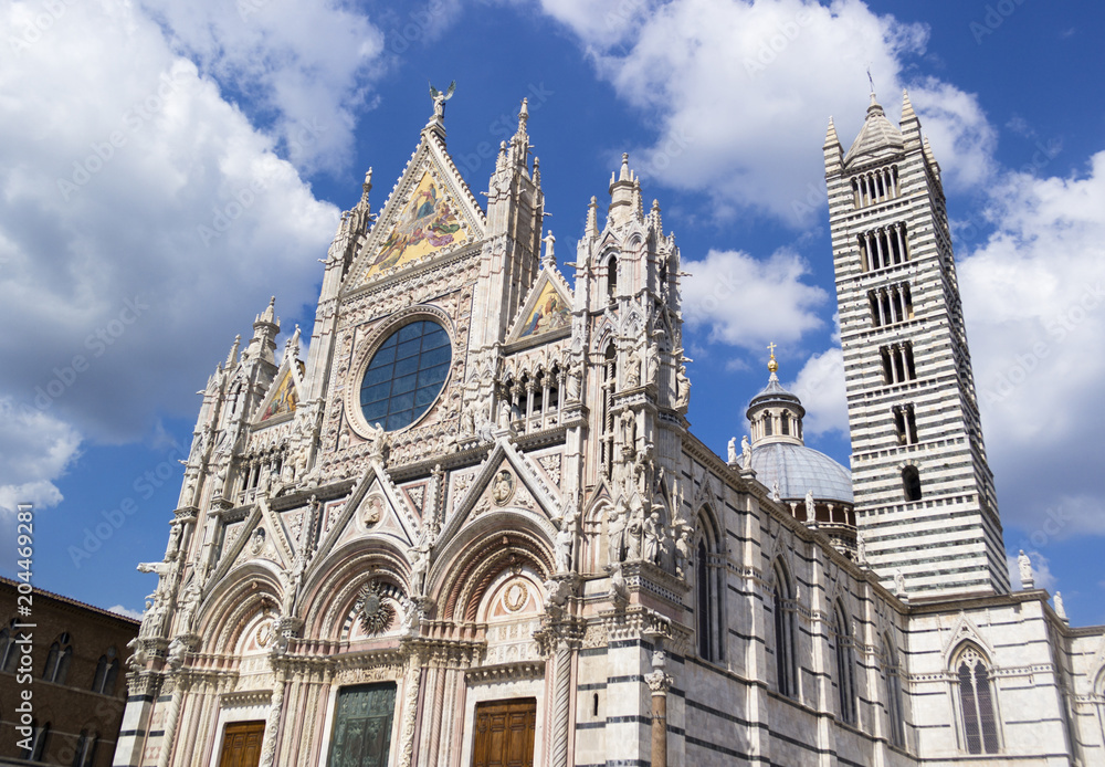 SIENA, ITALY - SEPTEMBER 7, 2016. Сathedral Santa Maria Assunta