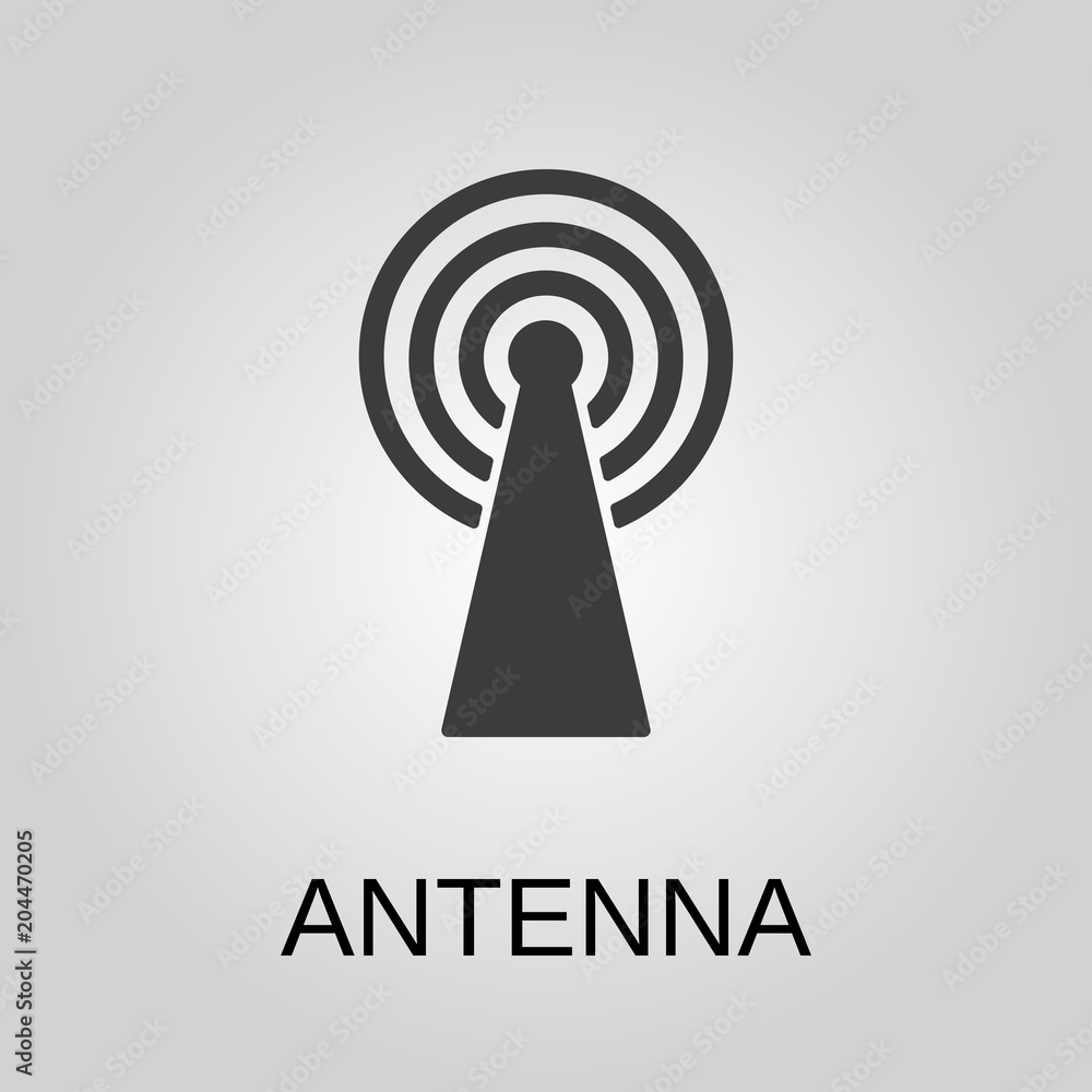 Antenna icon. Antenna symbol. Flat design. Stock - Vector illustration Antenna icon. Antenna symbol. Flat design. Stock - Vector illustration