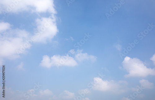 Blue Sky With White Cloud
