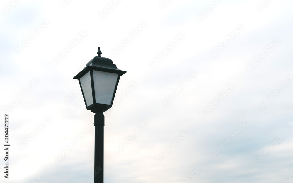 Lamp Post On Street
