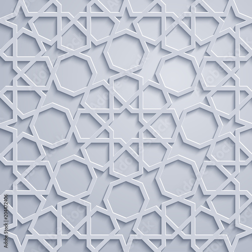 arabic geometric pattern morocco ornament