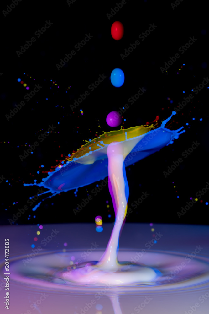 Dancing Mushroom Liquid Art