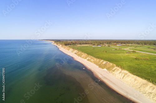 Wallpaper Mural Steep coast of Baltic sea, western Latvia. Torontodigital.ca