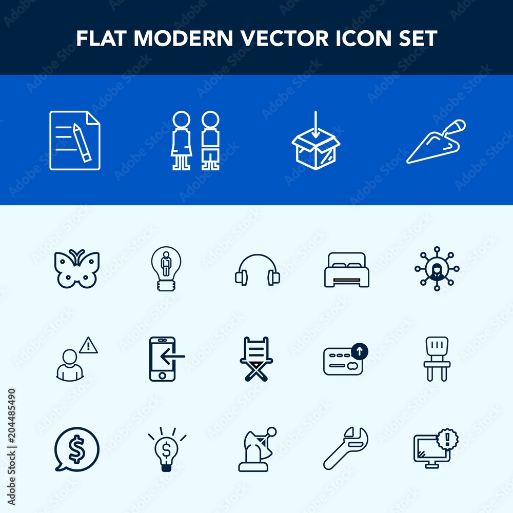 Modern, simple vector icon set with audio, idea, web, double, creative, business, construction, insect, technology, seat, mobile, file, screen, nature, girl, profile, people, network, sound, boy icons Modern, simple vector icon set with audio, idea, web, double, creative, business, construction, insect, technology, seat, mobile, file, screen, nature, girl, profile, people, network, sound, boy icons