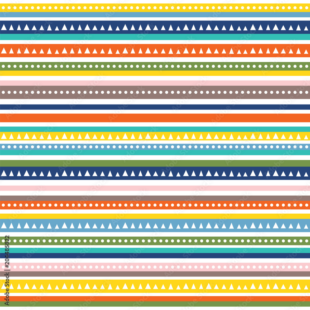 cheerful stripe pattern