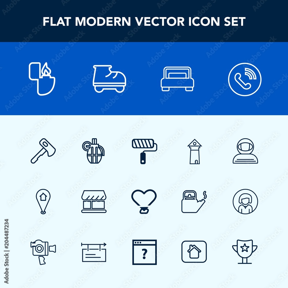 Modern, simple vector icon set with landmark, map, hammer, lighter, europe, cigarette, weapon, ring, paint, travel, bed, military, spacesuit, tower, screwdriver, cosmonaut, space, war, axe, roll icons Modern, simple vector icon set with landmark, map, hammer, lighter, europe, cigarette, weapon, ring, paint, travel, bed, military, spacesuit, tower, screwdriver, cosmonaut, space, war, axe, roll icons