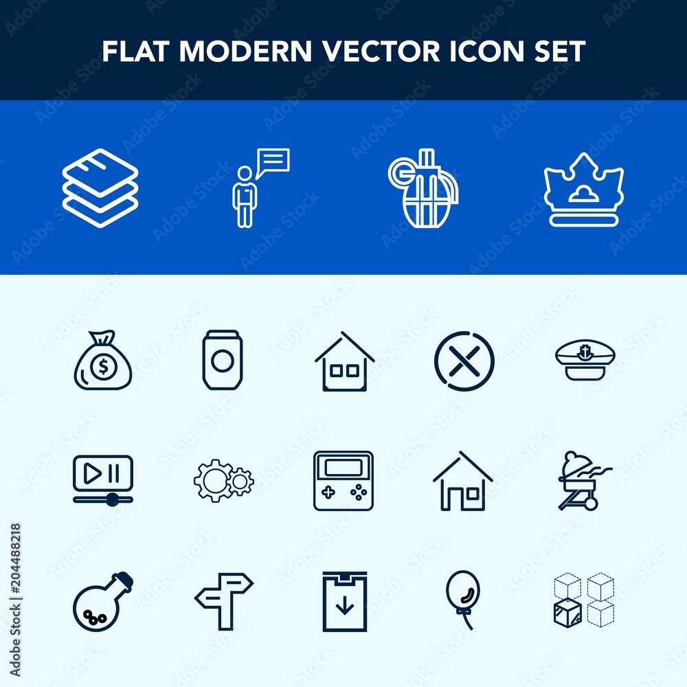Modern, simple vector icon set with finance, button, cap, no, financial, royal, captain, weapon, player, container, queen, internet, interface, cancel, crown, hand, navy, war, grenade, arrow icons Modern, simple vector icon set with finance, button, cap, no, financial, royal, captain, weapon, player, container, queen, internet, interface, cancel, crown, hand, navy, war, grenade, arrow icons