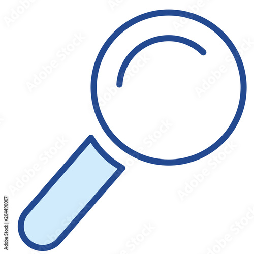 Lupe Vector Icon Illustration