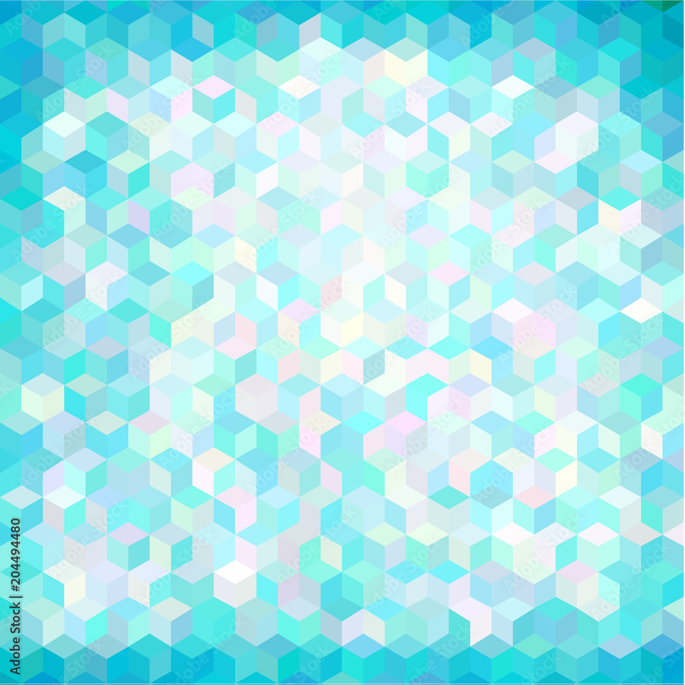 Colorful geometric background with hexagon pattern