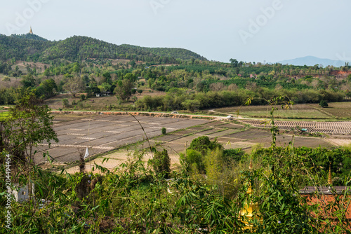 View of Mae Khachan in Chiang Rai province photo