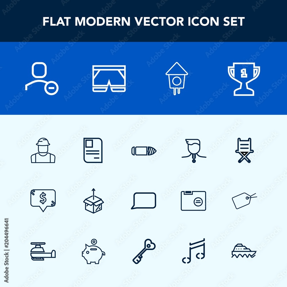 Modern, simple vector icon set with weapon, id, box, bubble, achievement, furniture, delete, competition, square, seat, chair, unpacking, award, identity, first, construction, gun, bullet, card icons Modern, simple vector icon set with weapon, id, box, bubble, achievement, furniture, delete, competition, square, seat, chair, unpacking, award, identity, first, construction, gun, bullet, card icons