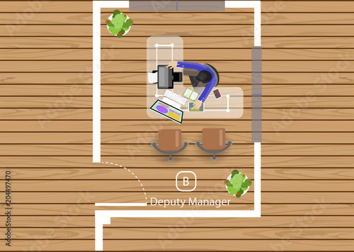 Business Meeting Training  Brainstorm for Success Creativity  Idea and  Plan  think analyze creative work,flat design illustration.