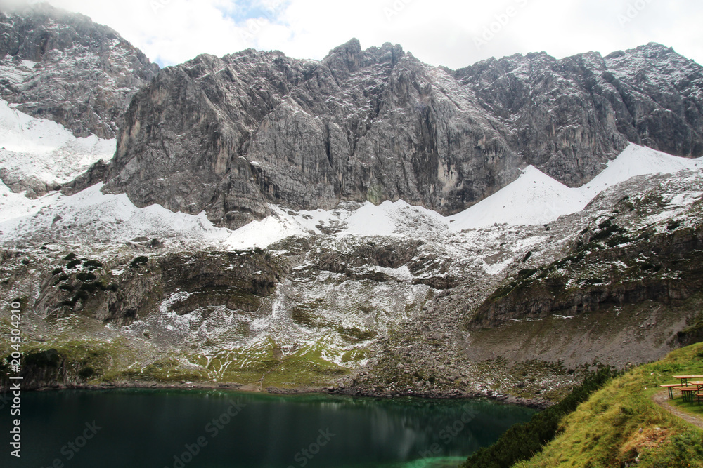 Drachensee lake in Tyrol, Austria Drachensee lake in Tyrol, Austria