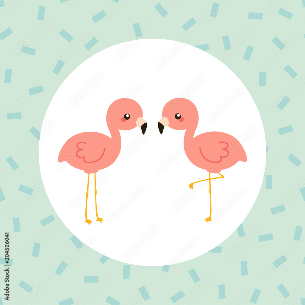 flamingo child illustration flamingo child illustration