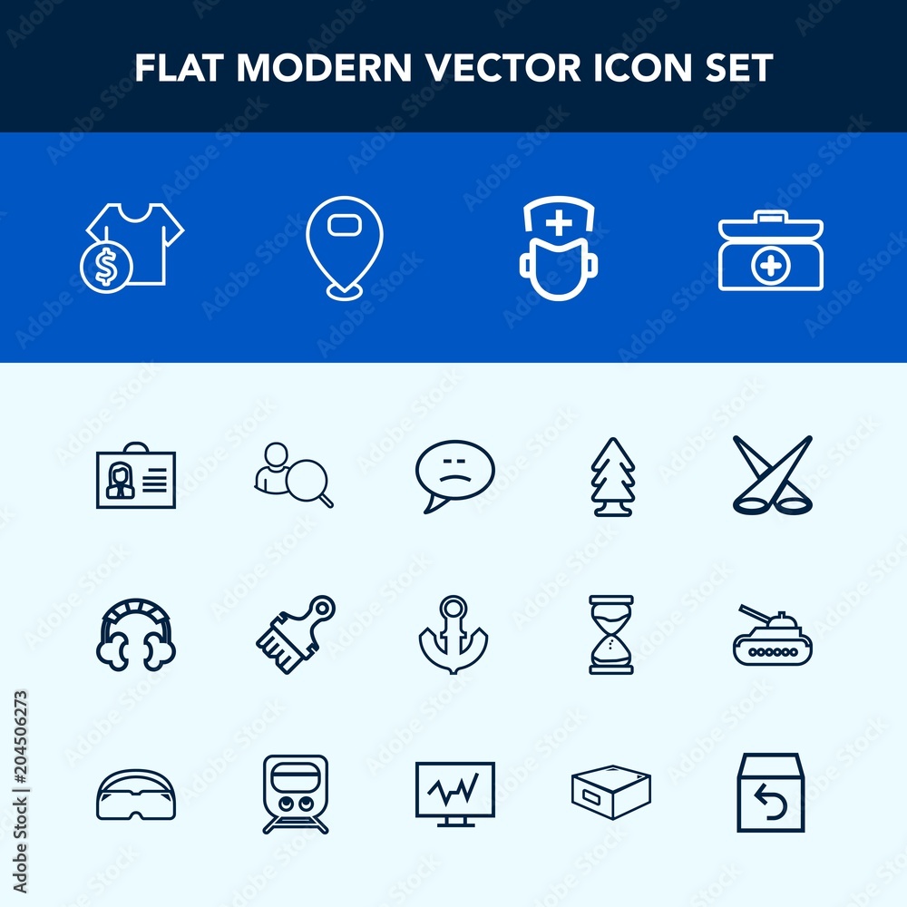 Modern, simple vector icon set with environment, music, cross, doctor, tree, backdrop, kit, box, technology, female, price, online, anchor, speech, hospital, medical, computer, web, spotlight, icons Modern, simple vector icon set with environment, music, cross, doctor, tree, backdrop, kit, box, technology, female, price, online, anchor, speech, hospital, medical, computer, web, spotlight, icons