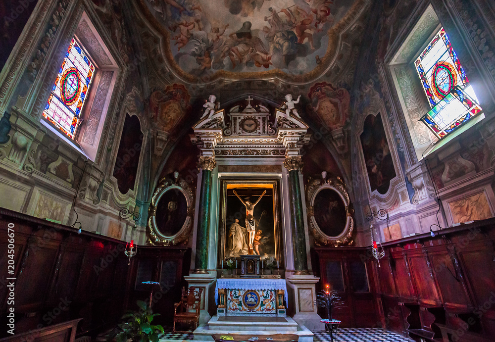 Fototapeta premium Abbey of Monte Oliveto Maggiore, Tuscany, Italy