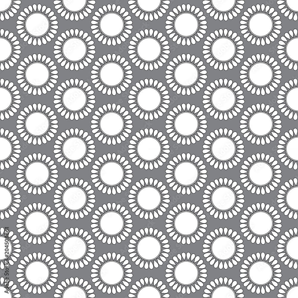 Seamless pattern with doodle circles Seamless pattern with doodle circles