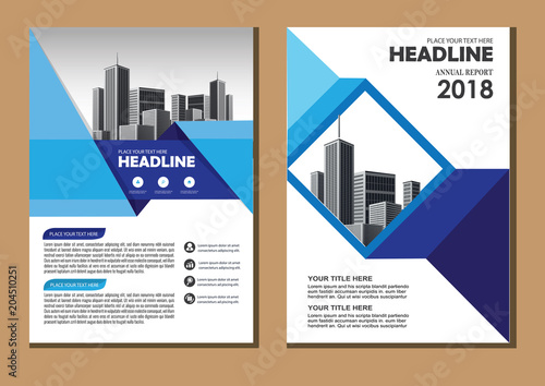 Brochure design, cover modern layout, annual report, poster, flyer in A4 with colorful triangles, geometric shapes for tech, science, market with light background 