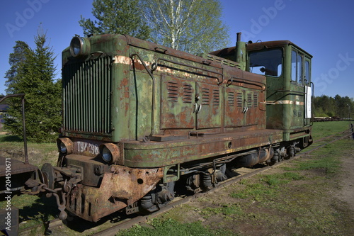 An old steam locomotive
