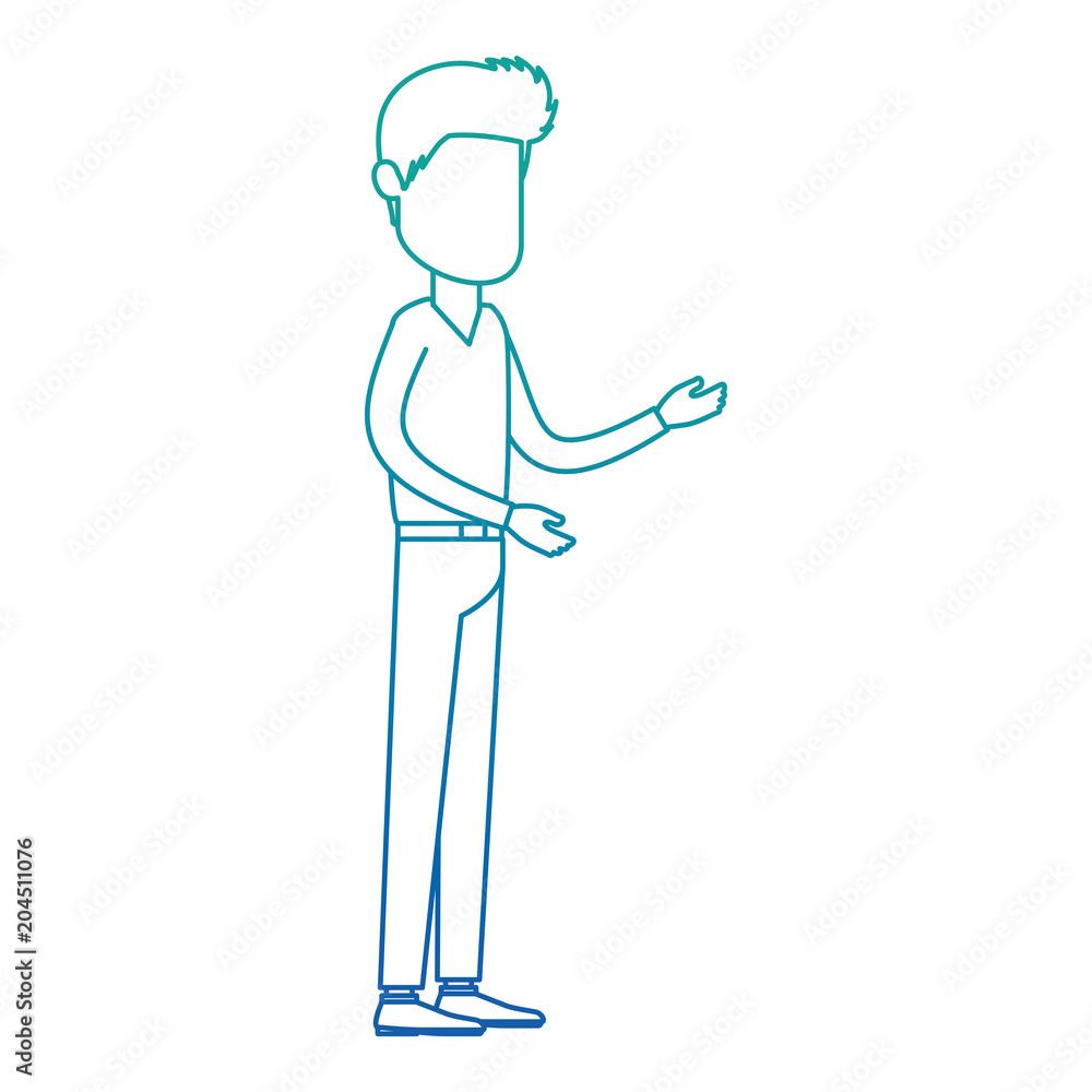 elegant businessman talking avatar character vector illustration design elegant businessman talking avatar character vector illustration design