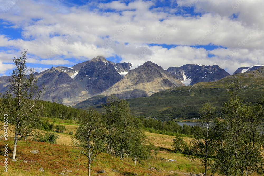 Mountain trip to Stordalsvatnet in Troms Northern Norway Mountain trip to Stordalsvatnet in Troms Northern Norway