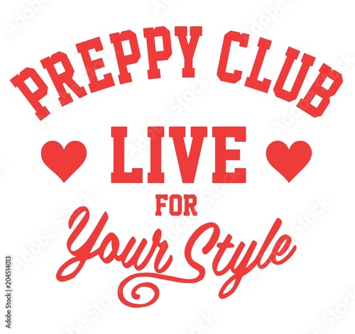 varsity slogan graphic