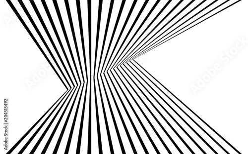 black and white stripe line abstract graphic optical art background