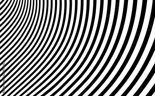 optical art wave abstract background black and white