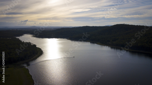 Aerial view of dam © Melanie