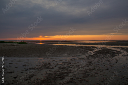 Cape Cod Bay beach sunset