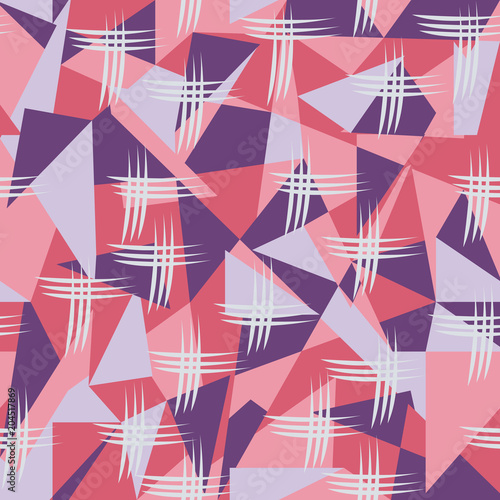 Abstract geometric seamless pattern