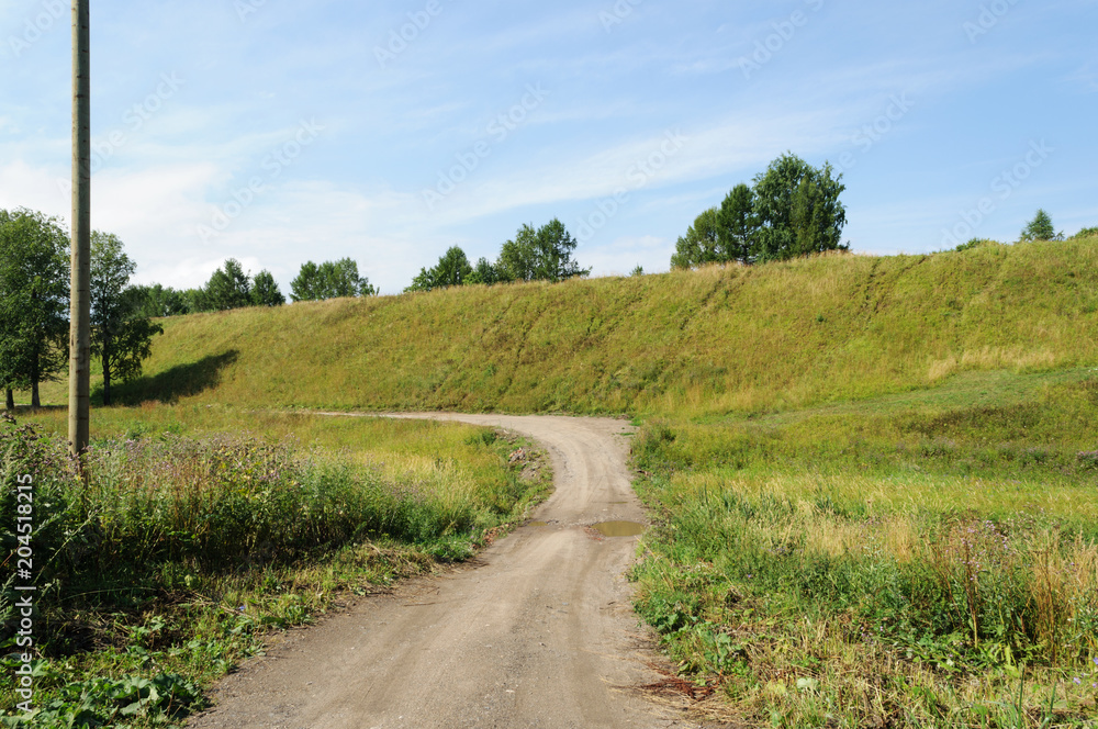 Dirt road in the country Dirt road in the country