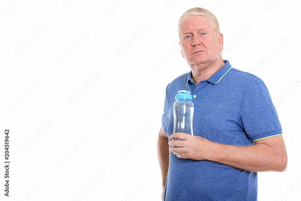 Studio shot of mature man Studio shot of mature man