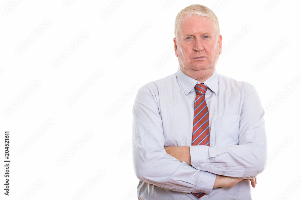 Studio shot of mature man Studio shot of mature man