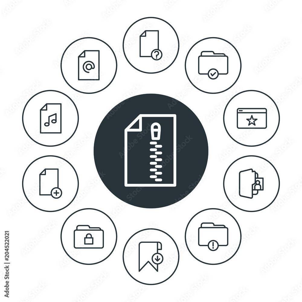 folder, bookmarks, files Infographic Circle outline Icons Set. Contains such Icons as computer, blank, folder, document, hidden, empty, information, media and more. Fully Editable. Pixel Perfect folder, bookmarks, files Infographic Circle outline Icons Set. Contains such Icons as computer, blank, folder, document, hidden, empty, information, media and more. Fully Editable. Pixel Perfect