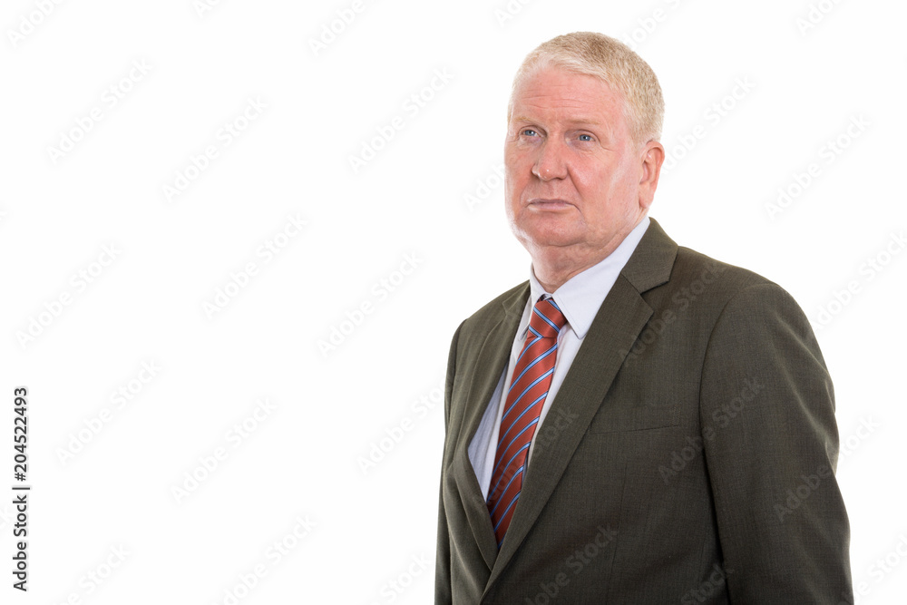 Studio shot of mature man Studio shot of mature man