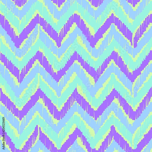 Abstract Ikat and boho style handcraft fabric pattern. Traditional Ethnic design for clothing and textile background, carpet or wallpaper