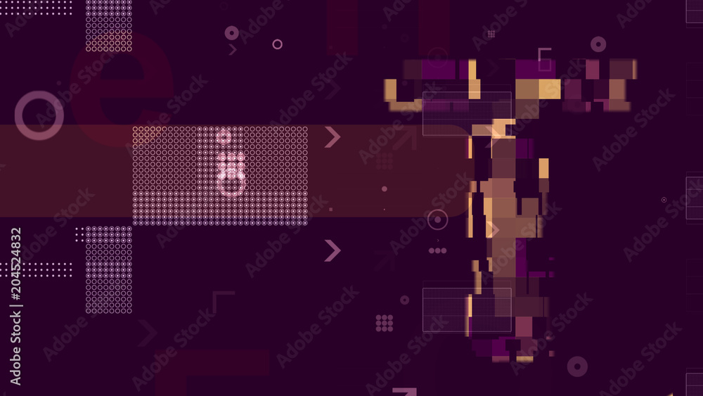 Abstract Violet Techno Background Abstract Violet Techno Background