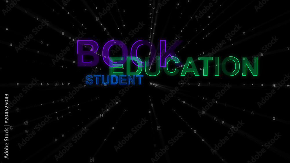 Book, Education, Student as Concept Words Book, Education, Student as Concept Words