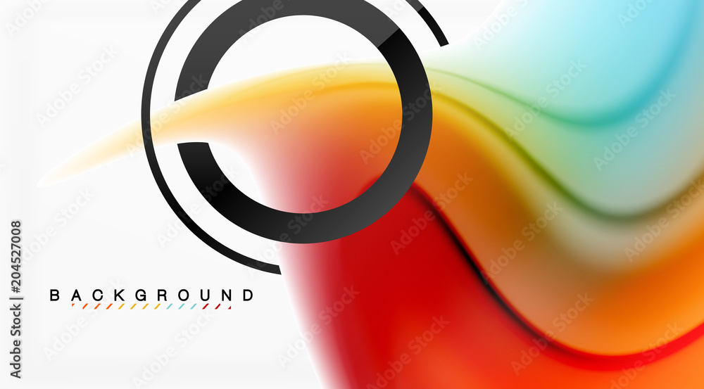 Swirl fluid flowing colors motion effect, holographic abstract background Swirl fluid flowing colors motion effect, holographic abstract background
