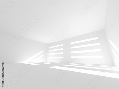 Abstract Modern White Architecture Background