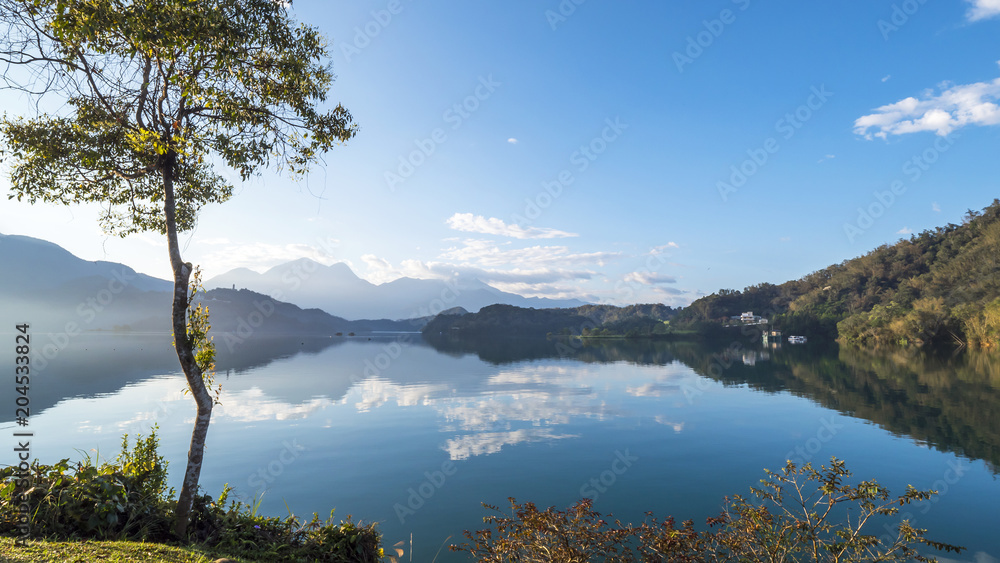 Beautiful landscape view of Sun Moon Lake 4 Beautiful landscape view of Sun Moon Lake 4