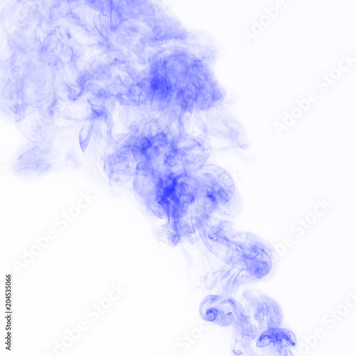Violet Smoke on white background