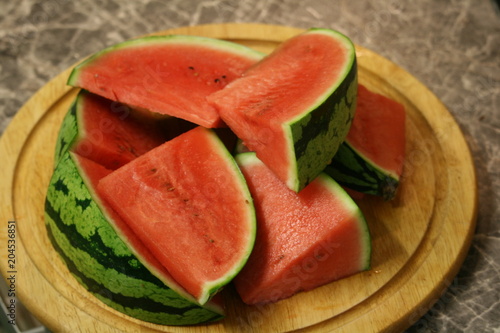 Wassermelone in Stücken